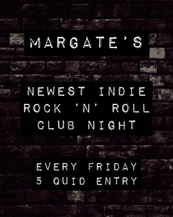 カール・バラーのインスタグラム：「Gumball, every Friday night at Justine’s 9pm -3am, £5 entry on door x  #margate #justines #thanet #indiemargate」