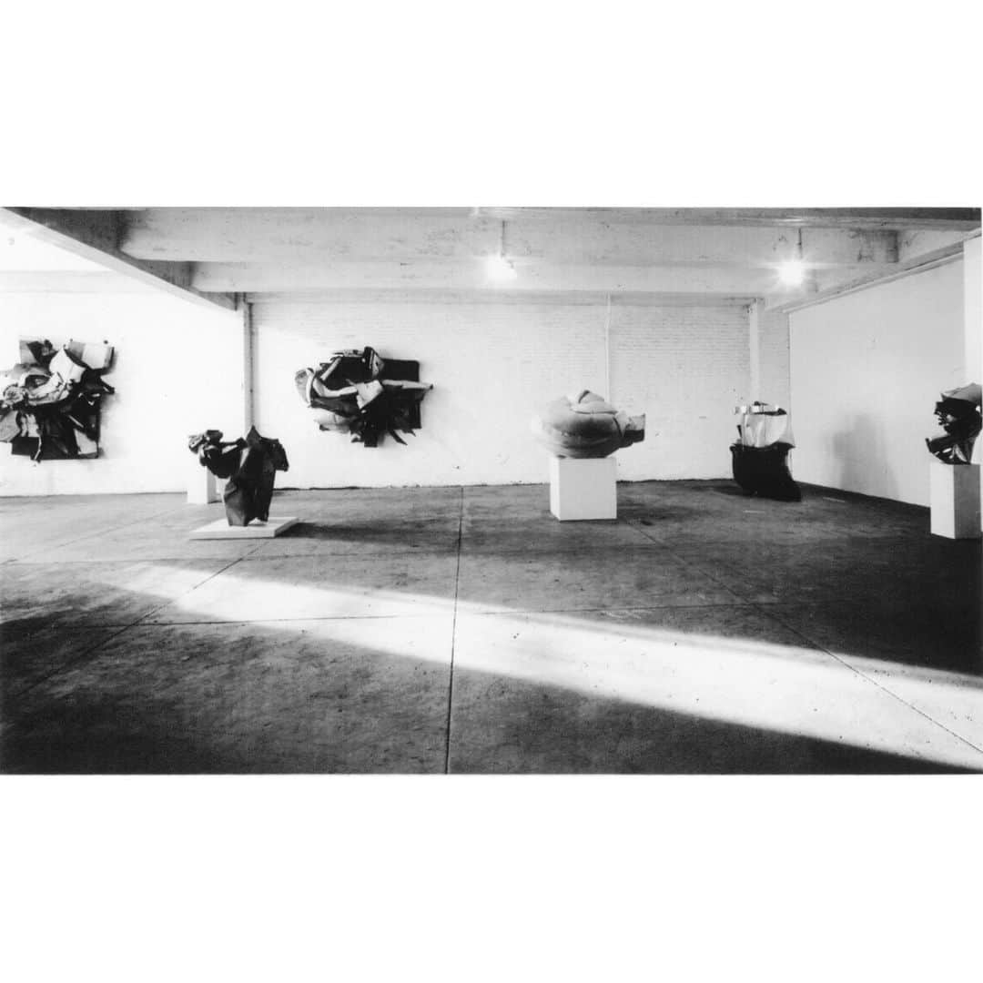THE ROWのインスタグラム：「John Chamberlain; ‘Castelli Warehouse, Installation View’, 1969」