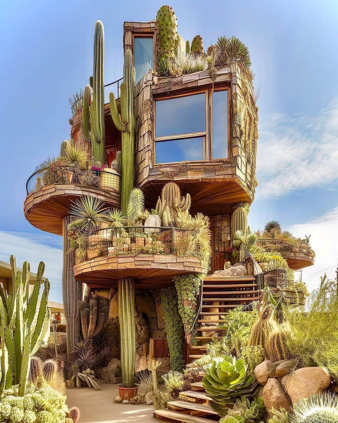 PicLab™ Sayingsさんのインスタグラム写真 - (PicLab™ SayingsInstagram)「Taking desert oasis to a whole new level with this amazing visualization by @_prspctivs. 🌵」4月21日 23時46分 - paradise