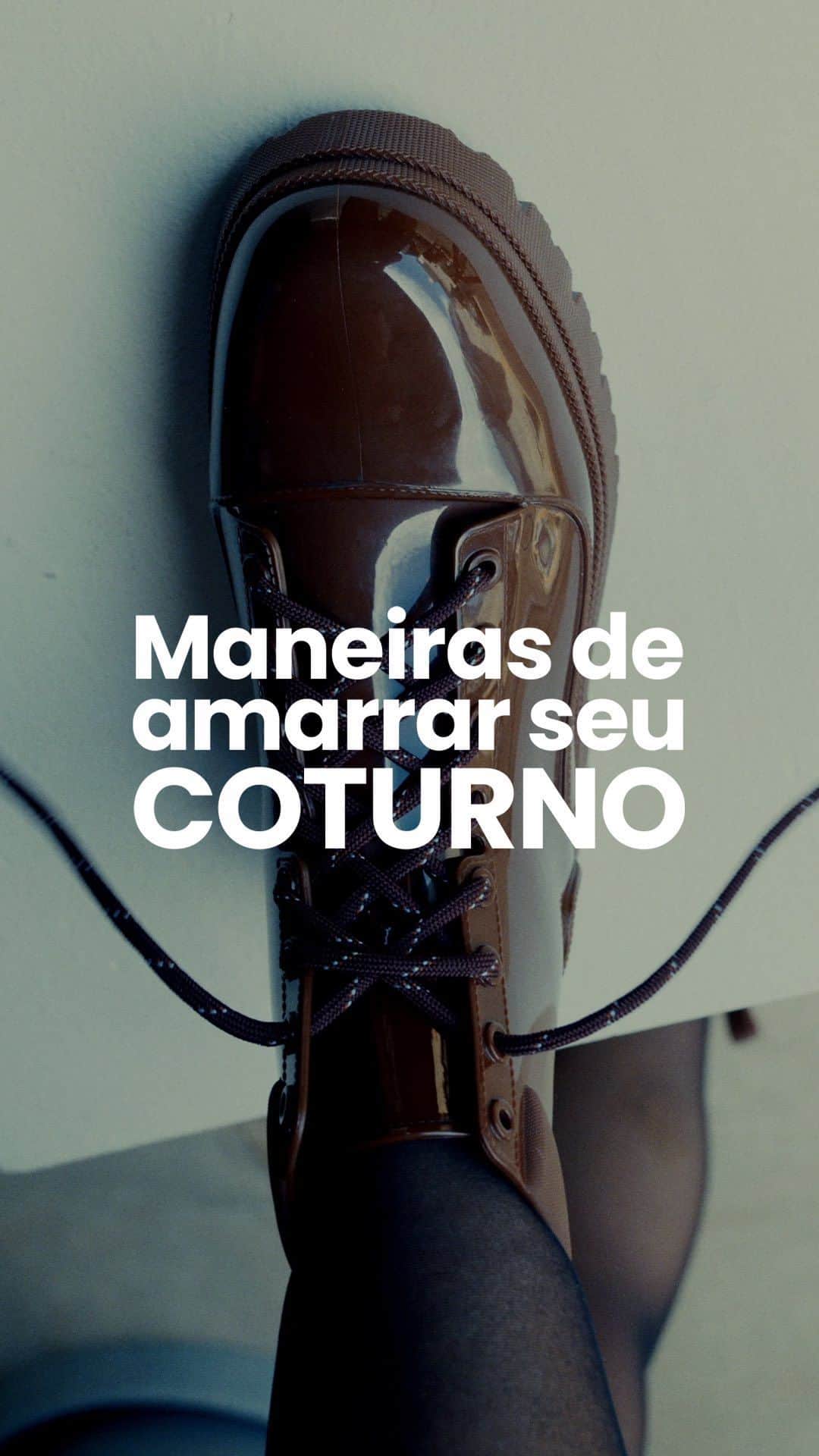 ザクシーのインスタグラム：「Um coturno, várias formas de amarrar. Que tal essas ideias pra fugir do óbvio? 😍  🛍️ Compre seu Coturno Zaxy no link da bio!  #CoturnoZaxyStyle - R$149,99」