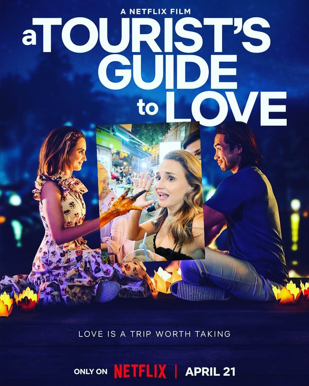 ベン・フェルドマンのインスタグラム：「My friend @rachaelleighcook made a great movie that comes out today and even let me come to Vietnam to be in a few scenes. Instead of deleting this picture I took of her like she asked, I used it to fix the poster and I can’t wait for her & @netflix to say thank you and give me more jobs.」