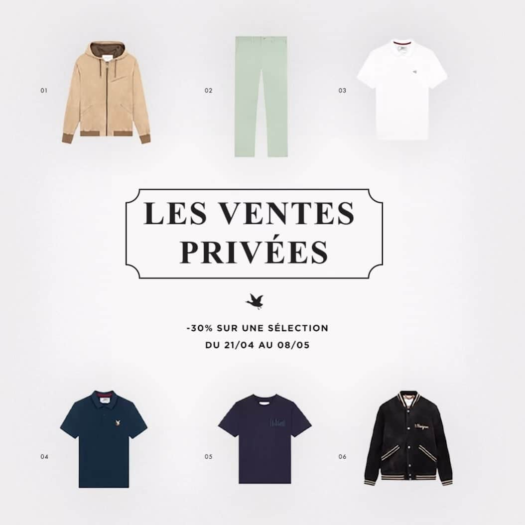 シェビニオンのインスタグラム：「LES VENTES PRIVÉES C’EST PARTI ! -30% SUR UNE BELLE SÉLECTION D’ARTICLES  DU 21/04 AU 08/05  #CHEVIGNON」