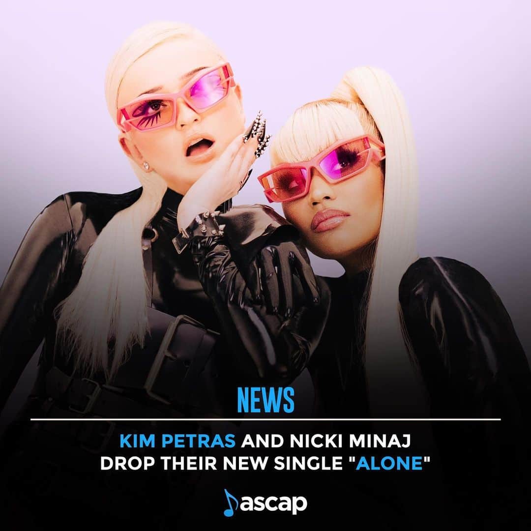 ASCAPさんのインスタグラム写真 - (ASCAPInstagram)「It’s Barbie and it’s Kim Petras! 💋   The dolls have joined forces in their new single “Alone.” This marks the first collaboration between Kim and Nicki and it is the third single off of Kim’s upcoming major label debut studio album, following “If Jesus Was a Rockstar” and “Brrr.”  What do you think of the #KimPetras and #NickiMinaj collab? Song of the summer?」4月22日 1時55分 - ascap