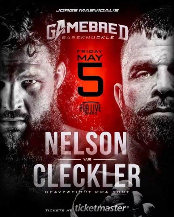 ロイ・ネルソンのインスタグラム：「I will be fighting for @gamebredfc in the first ever sanctioned Bareknuckle MMA event in Florida on May 5th in Fort Lauderdale, FL at the FLA Arena against Dillon Cleckler (11-1). Tickets are available now at all Ticketmaster locations.   #BareknuckleMMA  If you want to 🎟 🎫 🎟 tickets go to link below: Https://roynelson.com/knucklesandwich」