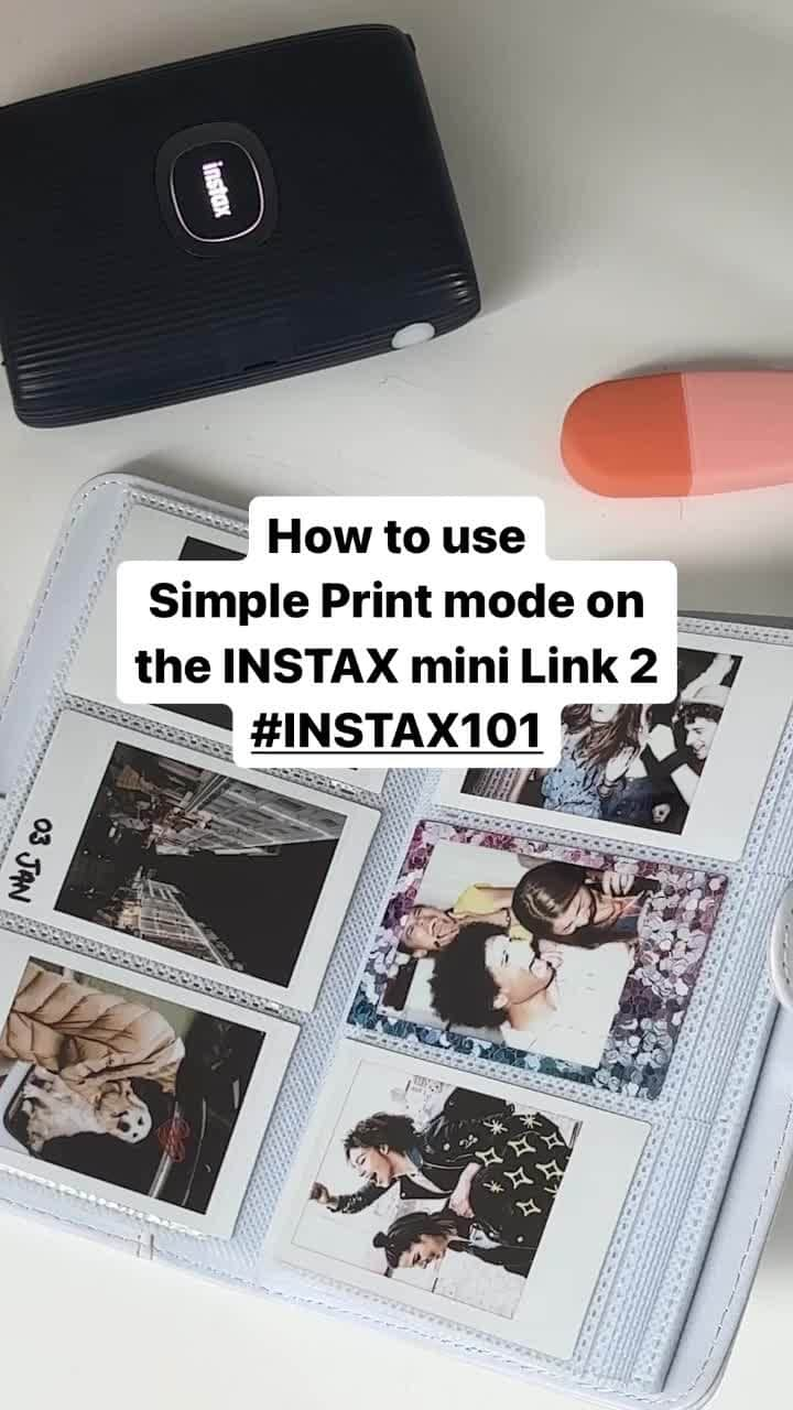 Fujifilm Instax North Americaのインスタグラム：「Customizing your prints could NOT be easier 🤩 Comment your fav Mini Link stickers⁠ .⁠ .⁠ .⁠ #DontJustTakeGive⁠ #InstaxMiniLink2⁠ #CreativityIsInTheAiR」