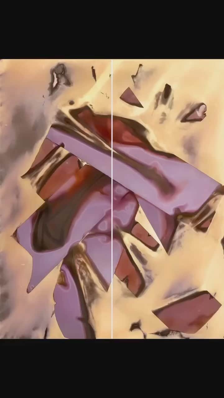 アマンダ・デ・カディネットのインスタグラム：「Repost from @melaniegriffith • AMAZING! Beautiful art from the beautiful @alexandrahedison 💫 A BRIEF INFINITY  @vonlintelgallery 4/22 OPENS this Sat !」