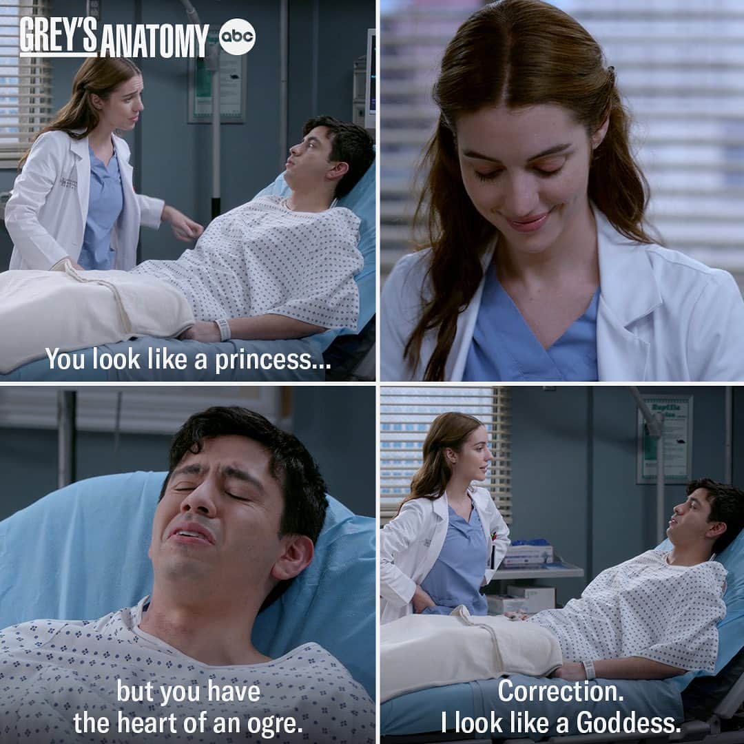 Grey's Anatomyのインスタグラム：「just like an onion, she has ✨layers✨」