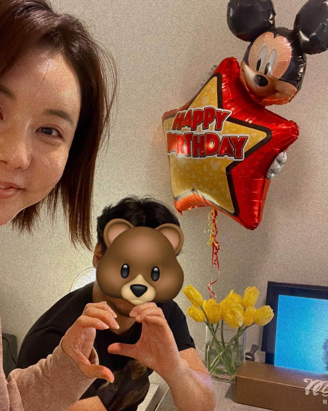リュ・ジヘのインスタグラム：「Honey, Happy Birthday!!🎂  #남편생일상 #봄의남자 #베이에리아 #산호세#세너제이 #미국삶기록 #실리콘밸리류찌」