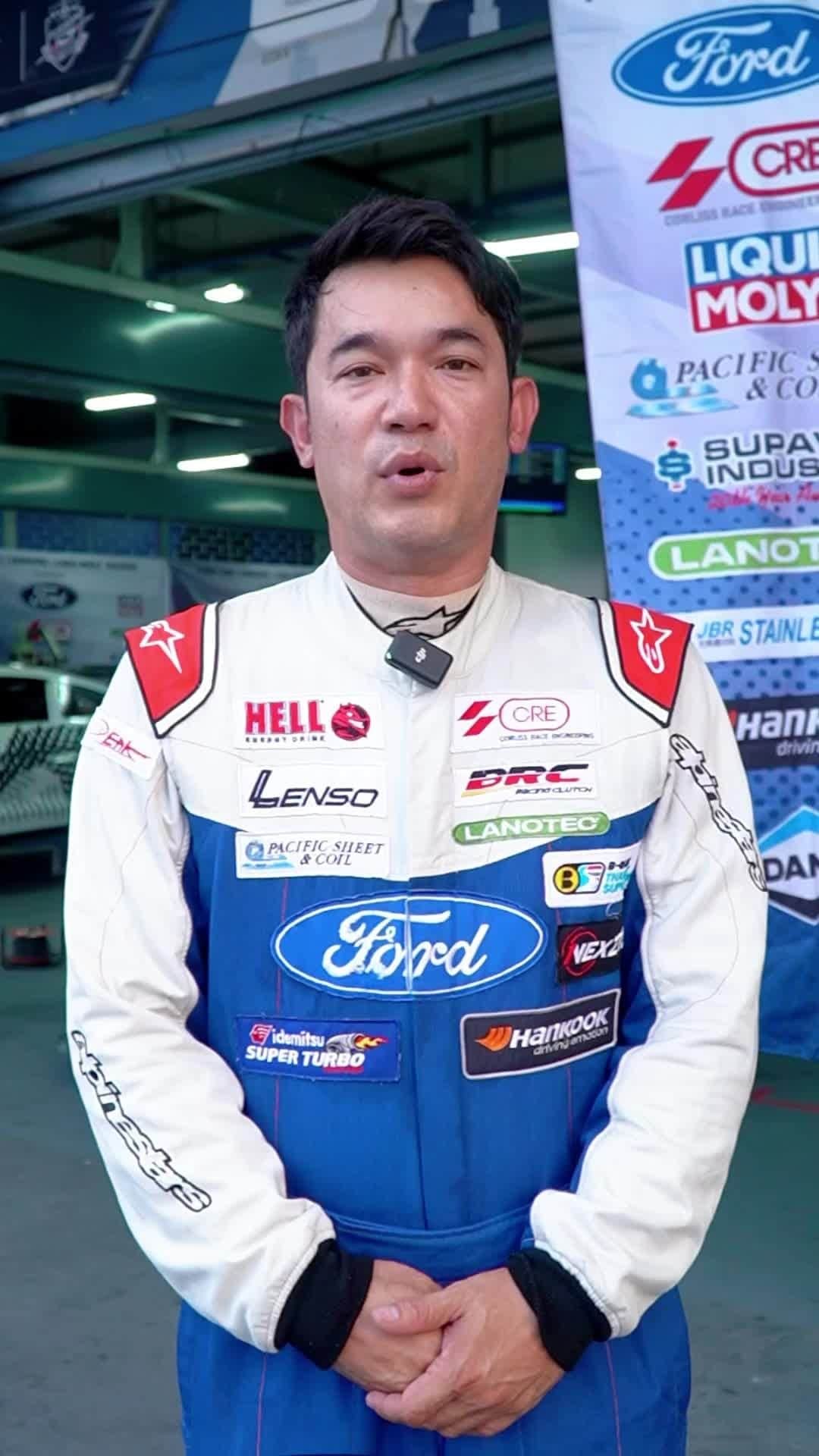Ford Thailandのインスタグラム：「🔥 มารู้จักนักแข่งในทีม Ford Thailand Racing กัน กับ ‘โต้ง ธนวัฒน์ สุวรรณรัตน์’  ร่วมส่งใจเชียร์ทีม Ford Thailand Racing ใน รายการ Thailand Super Series 2023 วันที่ 20-23 เมษายนนี้ ที่สนามช้าง อินเตอร์เนชั่นแนลเซอร์กิต จ.บุรีรัมย์  #FordThailandRacing #FTR #TSS2023 #NextGenRanger #Ranger #Mustang #CheerSandyStuvik #Lemvard44」