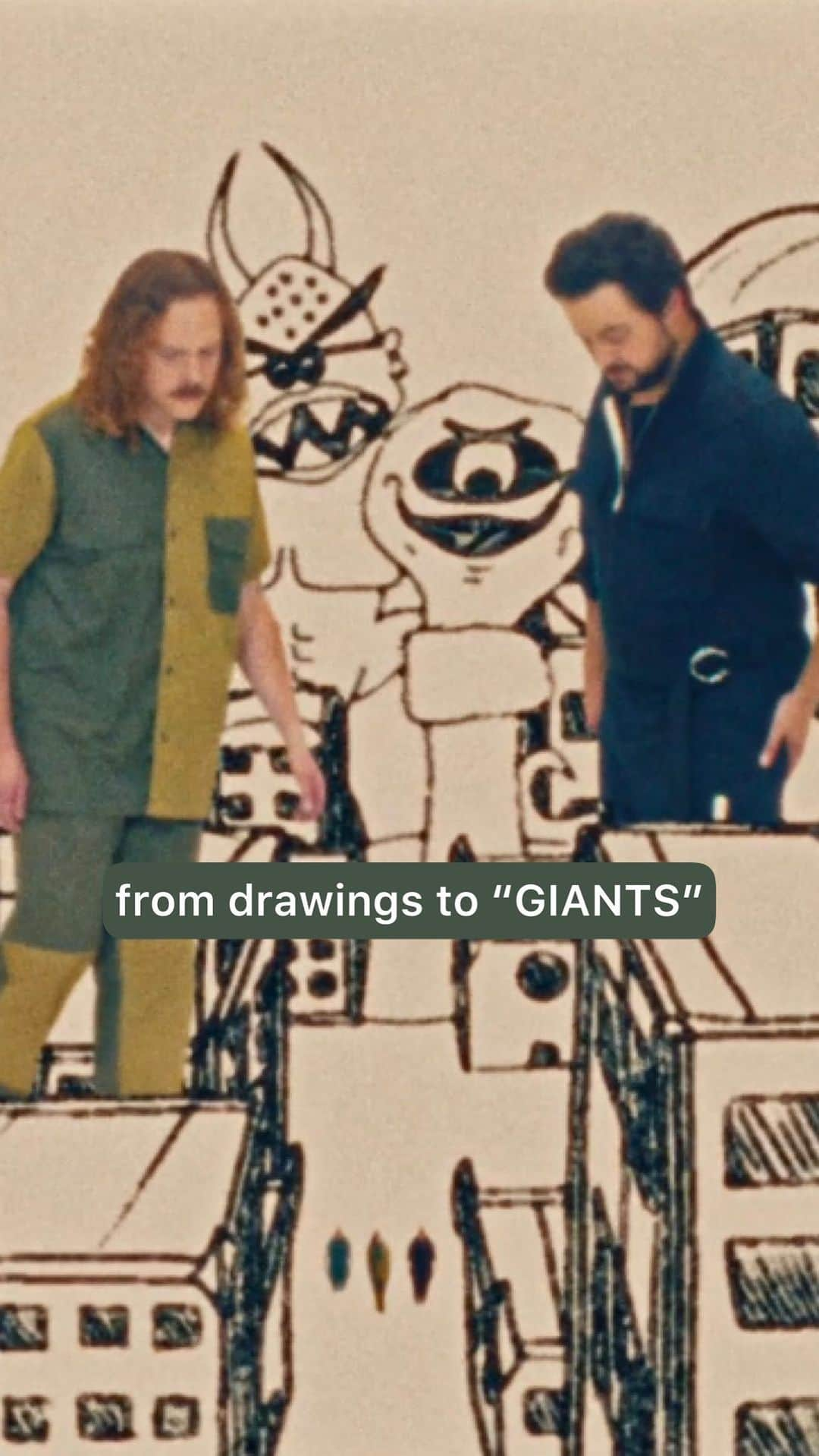 ウォーク・ザ・ムーンのインスタグラム：「from drawings to “GIANTS” 🎨🎬」