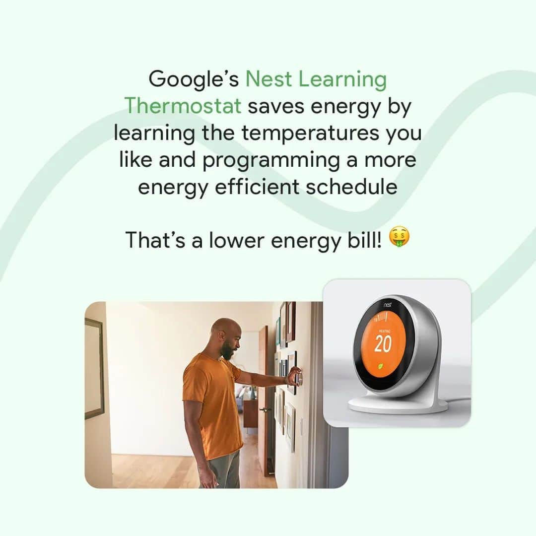 Googleさんのインスタグラム写真 - (GoogleInstagram)「Searches for smart thermostats are heating up for homeowners 🔥What’s your ideal temperature at home? Tell us in the comments  ⬇️」4月22日 6時44分 - google