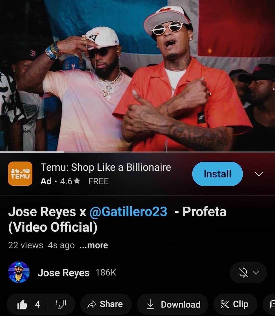 ホセ・レイエスのインスタグラム：「Disponible en todas las plataformas digitales.   @lamelaza_7 X @gatillero_23 #profeta  @dimelodhesa 🎛️🎛️🎛️  Link in bio」