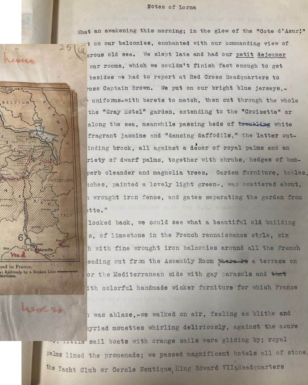 ネーブ・キャンベルさんのインスタグラム写真 - (ネーブ・キャンベルInstagram)「👀 Take a peek inside the diary of the Walsh sisters: Agnes Clinton and Lorna Gill Walsh. They were two Red Cross hospital hut staff who served in France during World War I.  The Walsh sisters worked directly with soldiers and would care for and comfort the ill and wounded who were brought into their hospital hut. The sisters were so passionate and committed to their mission work, they even decorated their hut in yellow and blue and served sandwiches, pastries and hot chocolate to the recovering soldiers.  Within the pages of their diary, Agnes and Lorna share stories of their experiences as a Red Crosser overseas and the U.S. troops and the impacted civilians they came across during the war.  ➡️ More of the Walsh sisters’ collection containing letters, photos, and other documents are stored in our national Red Cross archives located in Washington, D.C.  #RedCross #HistoricalPhotos #WWI #MilitarySupport」4月22日 7時30分 - americanredcross