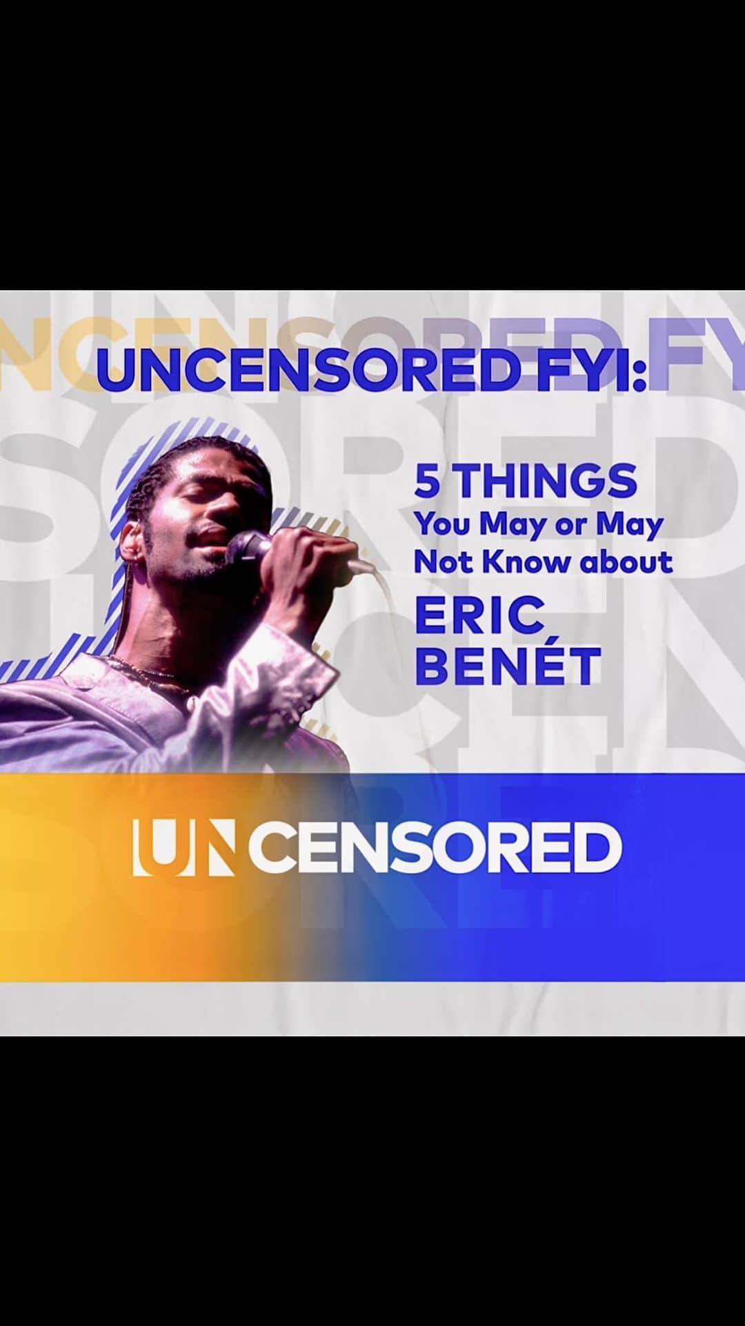 エリック・ベネイのインスタグラム：「What's your zodiac sign?  Catch my episode of #Uncensored this Sunday at 10pm Eastern (9pm Central) only on @TVOneTV! 🎥🍿 #UncensoredTVOne」