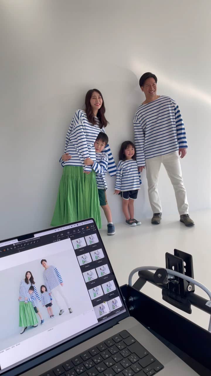 鈴木優美 のインスタグラム：「@bmingbybeams_official の載せていなかった動画があったのでpost🎞 キッズのリンクも、女の子のショートパンツも可愛い❤️‍🔥 家族でリンクするのは(特に兄妹)私も子ども達も好きです😍 今日は何を着ようかな〜 そして早く支度しないと、ママ遅い！と怒られる👦🏻👧🏻 今日も頑張ろう✊ . ちなみに全国のららぽーとの店頭ポップになっているのでぜひご覧いただけたら嬉しいです🙇‍♀️💕 . . . . . #pr #bmingbybeams #beams #リンクコーデ #親子コーデ #親子リンクコーデ #ビーミングバイビームス #ビームス #ビーミングのリンクコーデ」