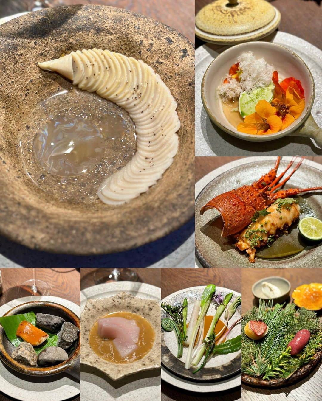 秋山具義さんのインスタグラム写真 - (秋山具義Instagram)「幸運なことにお誘いいただいて『noma Kyoto』。 プレゼンテーション、香り、味、全てに感動した食体験でした！ ペアリングの日本酒は京都『日日』だったり、ワインは北海道余市『ドメーヌ タカヒコ』だったりと素晴らしい！ レネ・レゼピさんにも会えたし、既に行った人が今回のnomaはアリが出なかったと言っていましたが、アリもありました！  #nomakyoto #具義京都2023 #具義初訪問2023」4月22日 9時39分 - gugitter