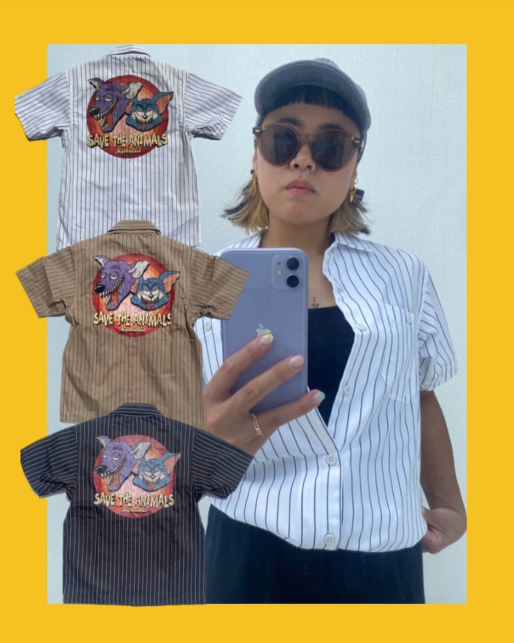 中原絵梨奈のインスタグラム：「最近の出来事。  加工にハマる。笑 . . . 最近、新しい子も入ってこないし 変わり映えなくて つまんない。  なーんて、 いわれることが多くなってまいりました。  言ってる方々は悪気はないんや思うんですけどね  私の一貫した、初めからの目標は シェルターの縮小と閉鎖。  犬150頭 猫100頭 そんな恐ろしい我が家の頃もありました。  骨皮筋子になりながら 自分のことなんてほったらかして 必死で犬猫の世話しました。  自分の生活なんてほんまに無かった。  やってみて 気づいたんですよ。 1人が抱えたところでなんも解決せん。ってこと。 . . . 現在 犬40頭 猫40頭 ぐらいかな？  減ったねー なんてこともよく言われますが  言うて80頭居ます。 . . . 可哀想な子を保護しないと 寄付は減ります。 可哀想な子を保護すると お金がかかるので 寄付が増えることはとてもありがたいんです。  だけど、その子が元気になってもお金はかかって 里親さんに行くところまでお金がかかる。  当たり前なんですけどね ほんまに 保護すればいいって問題じゃないことを ずーっと訴え続けていますけど、 なかなか伝わらんもんです。  だからね、 伝え方の方法変えようと 今そのポイントに来てると思うんです。 我が家は。  大規模シェルターであったが為に ありがたく テレビにも取り上げてもらって 必死でこの活動してきたから ここまで助けてくれる方々がたくさんいて  今もたくさんの方々に見てもらえてるから  私ができること 個人的にコツコツTNRしてる方とか 可哀想な犬猫を見て見ぬふりできない個人さんに  知識やお金で助けれないかと今考えてます。  それをするにも シェルターに縛られて シェルターにお金がかかり続けることは 未来がないから 今はひとりで抱えることはやめてます。  犬猫を助けること＝人間助け 同じや思うんです。  自分に出来ることはなにか。 いつもそれ考えてます。  私はチャリティグッズ作って売って資金にしてます。  寄付してください、だけじゃなくて  少しでも色んな方面から興味持ってもらって 全国の犬猫の現状が良くなるように これからも変わらず活動し続けます。  ご理解とご協力よろしくお願いします🙇‍♀️ @miyakojima1_2park_onlineshop」
