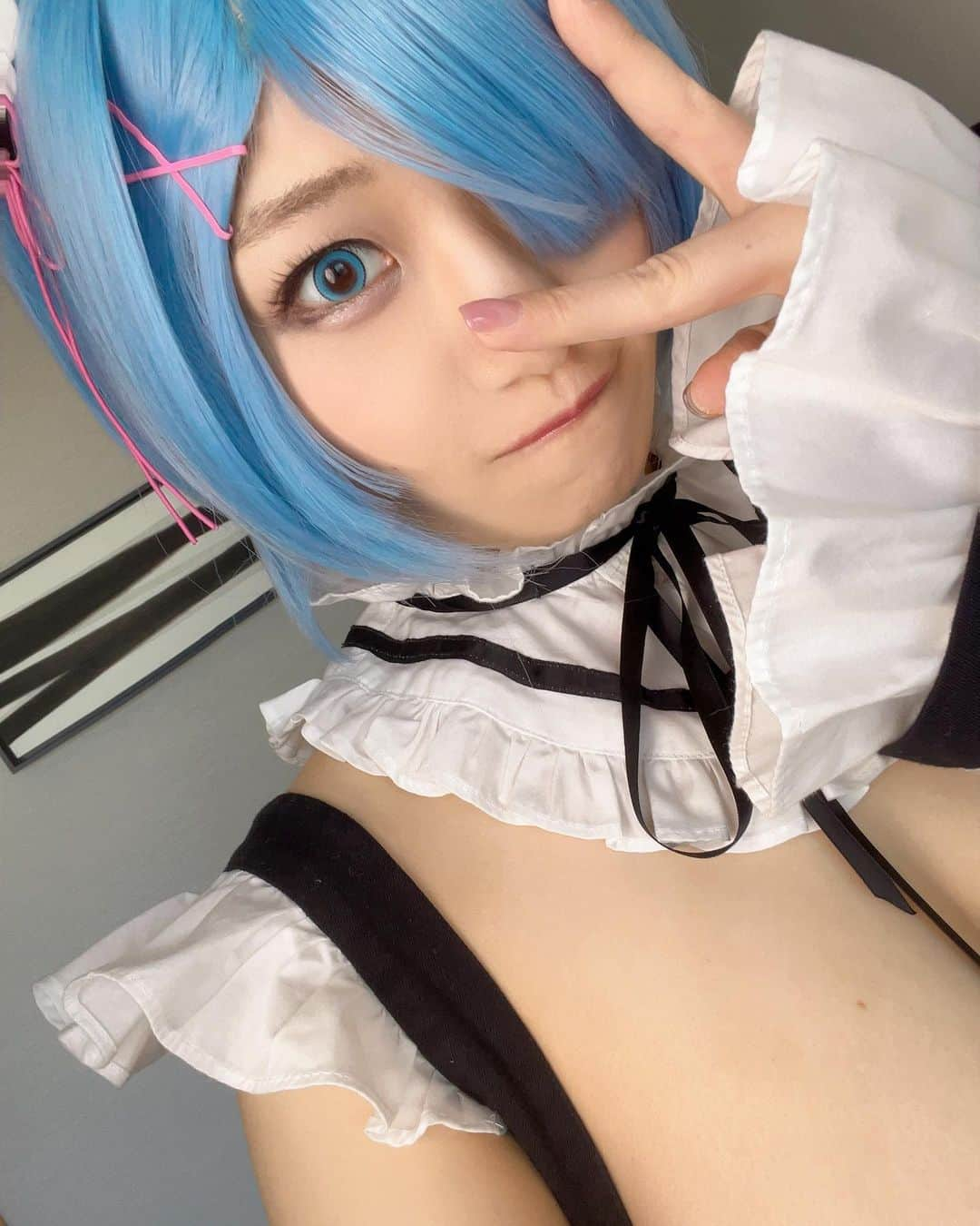 小梅えなさんのインスタグラム写真 - (小梅えなInstagram)「レムちゃん💙💙  #小梅えな #えなっち #enakoume #av女優 #jav #レム #レムりん #りぜろのれむ #リゼロから始める異世界生活 #rezero #rezerokarahajimeruisekaiseikatsu #メイド #コスプレ #こすぷれ」4月22日 11時42分 - ena__koume