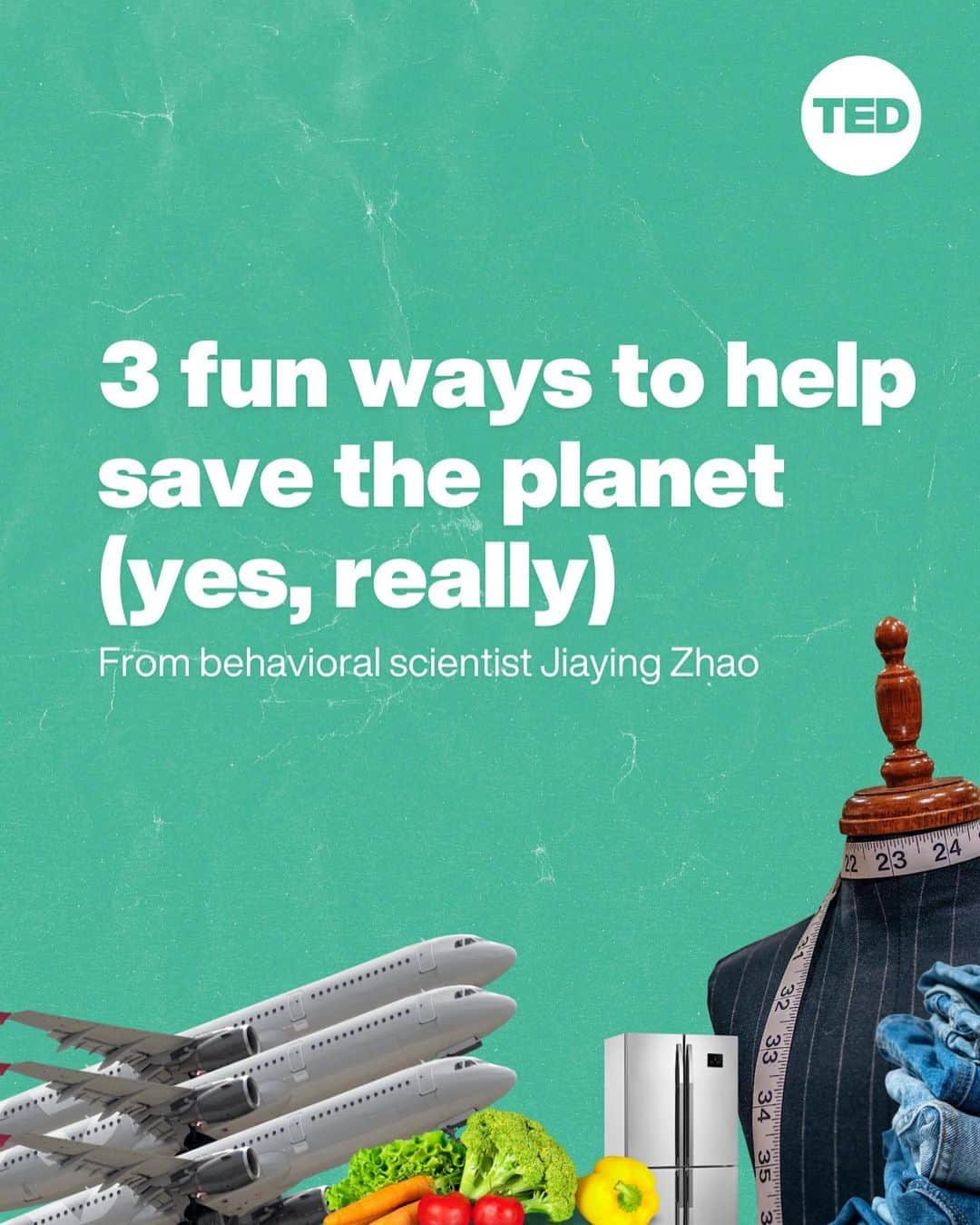 TED Talksのインスタグラム：「Can taking climate action make us happy? Yes, and behavioral scientist Jiaying Zhao believes that's the only way we'll create lasting, sustainable change. She shares simple life hacks that can not only bring more joy to your life — they can also help us take better care of our planet! 🌏  Ready to get started? Visit the link in bio to learn all 8 climate hacks that are simple *and* fun! #EarthDay2023 #Caringfortheenvironment #lifehacks」