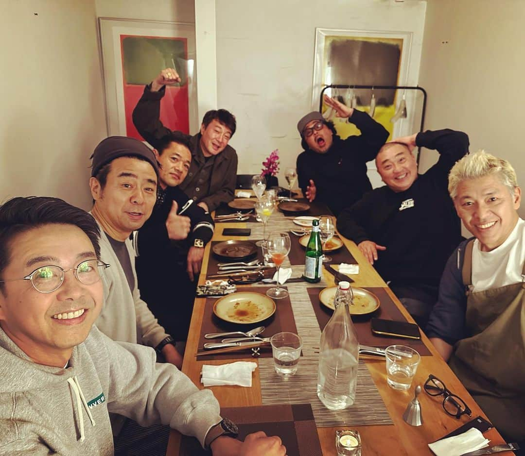 マッコイ斉藤さんのインスタグラム写真 - (マッコイ斉藤Instagram)「浩次会 #加藤浩次お疲れ会 #マーボ #山さん #亮 #有野 #やはぎ #マッコイ斉藤」4月22日 23時55分 - maccoi_saito