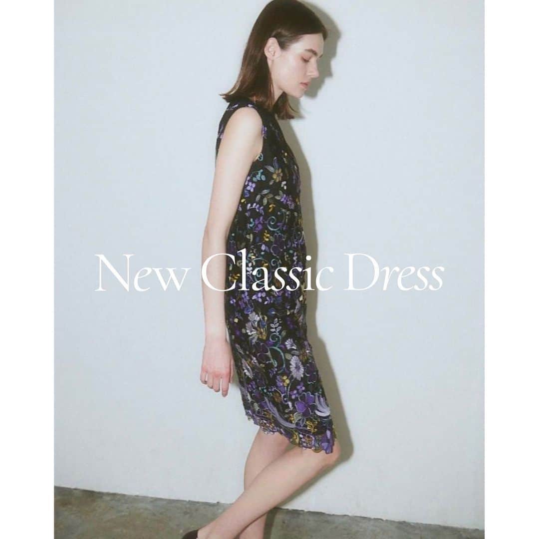 グレースコンチネンタルのインスタグラム：「New Classic Dress  信頼できるドレスで、 遊びあるスタイリングを。 ドレススタイルに個性を。  ONLINE STOR New Classic Dressもチェック！   #DressCloset #newクラシックドレス #gracecontinental#diagram#graceclass#dressadviser #グレースコンチネンタル#ダイアグラム#グレースクラス#ドレスアドバイザー#ニュークラシック」
