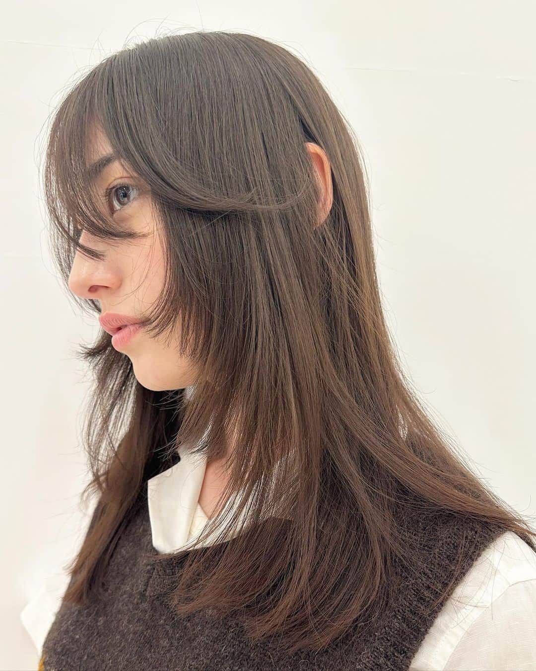 Sachiのインスタグラム：「Wrap Layer Cut @risahosoya 🦢  Super BiG LoVE:)/」
