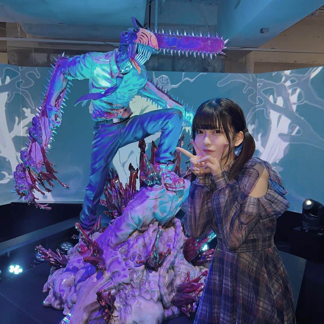 みぽたぽたさんのインスタグラム写真 - (みぽたぽたInstagram)「#チェンソーマン展  ぶちあがりしたーー❕❕」4月22日 19時52分 - mipochan.jp