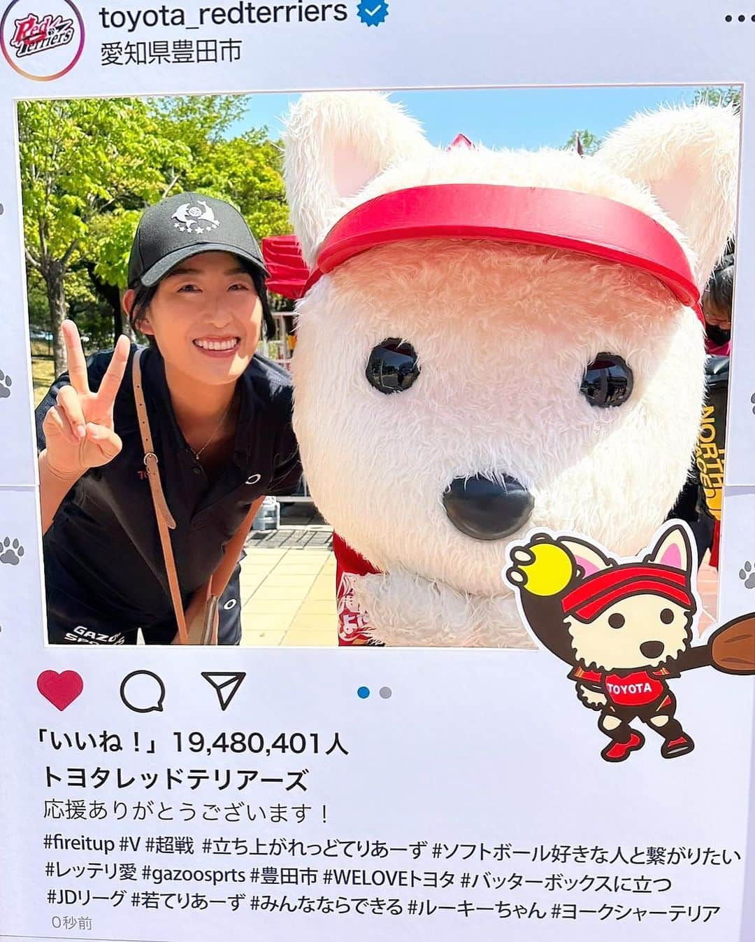 橋本涼加さんのインスタグラム写真 - (橋本涼加Instagram)「#toyota #toyotaredterriers  #gazoosports #beachvolleyball   トヨタレッドテリアーズさんの応援に！ たくさん打って、守って、躍動する選手の皆さんと応援の一体感が観ていてとても楽しかったです。  開幕3連勝おめでとうございます🐶🥎 次戦も応援しています♪ @toyota_redterriers  .」4月22日 20時06分 - suzukahashimoto