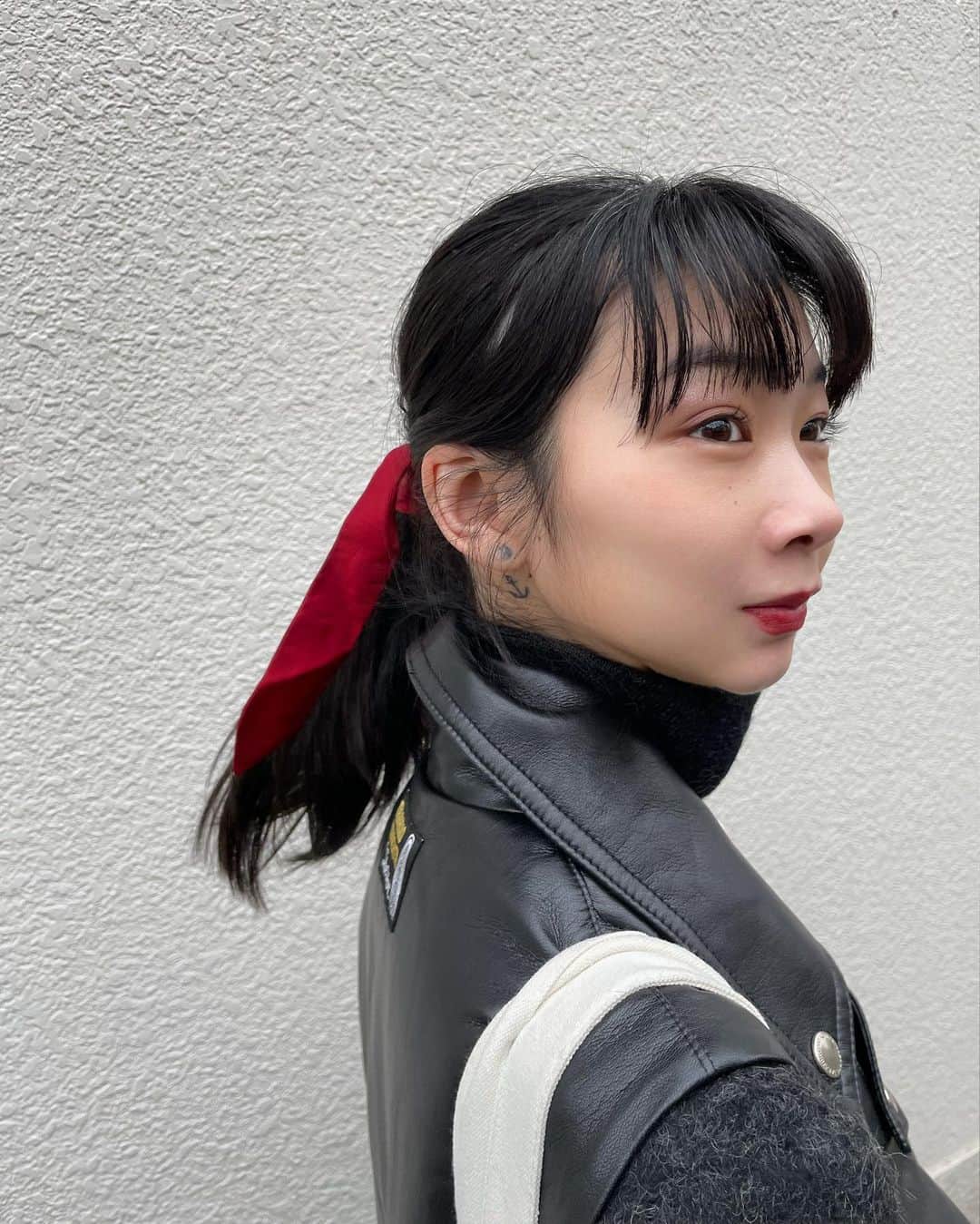 老月ミカのインスタグラム：「ここまで髪が伸びました🎀」