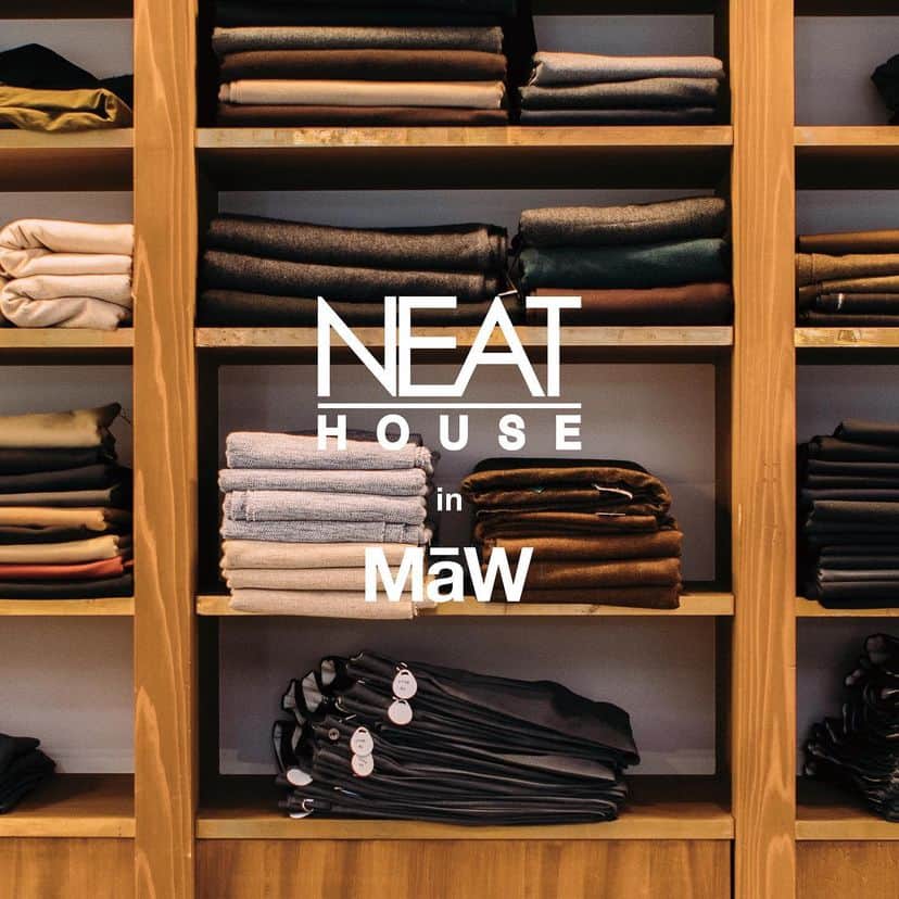 MāWさんのインスタグラム写真 - (MāWInstagram)「NEAT HOUSE in MaW 2023.05.13(Sat.) -05.15(Mon.)  パンツブランドNEAT @neat_tokyoの直営店 「NEAT HOUSE」が一年半ぶりに3日間限定で MaWに出店いたします。  今回も別注商品の販売とは異なり、 約200種類の生地、12種類のモデルを組み合わせ、 サイズ補正まで行うことで、 “自分らしいNEAT”を お作りいただける「パターンオーダー」受注会です。  また、今回よりパンツに加えて 、ジャケットのラインナップ (シングルジャケット・4つボタンダブルジャケット)が 新たに加わりました。  オーダーの方法は、以下の通りです。 ↓ ①来店希望日時を予約をする  ②MaWにて担当STAFFとマンツーマンでイメージを固めていく  ③既存型からモデルを選らぶ(全ての型、サイズのゲージサンプルをご用意しております）  ④採寸を行う  ⑤生地を選らぶ  ⑥見本にあててイメージを確認しながら、最終決定をする  ⑦45日前後で、完成・お渡し  価格は生地にもよりますが、パンツは43,000円(税抜)～、 ジャケットは85,000円(税抜)～とインラインのモデルよりは もちろん割高になりますが、1か月半程で自分だけのNEATが 作れるのは大変貴重な体験なのではないでしょうか。 .  ※期間中は、じっくりとご要望をお伺いできますように、 入店は各枠1時間のアポイント制とさせていただきます。   オーダーをご希望のお客様は、以下詳細をご確認の上、 お申し込み下さい。   【開催場所】 MaW / 札幌市中央区南2条西5丁目31 1F   【開催日時】 5月13日(土) – 15日(月) 11:00-/12:00-/13:00 -/14:00-/15:00-/16:00- /17:00-/18:00-   【参加申込方法】 下記内容を明記の上、お申し込みください。  ①氏名  ②携帯番号  ③参加人数(同伴者様がいる場合の人数 )  ④参加希望日時 （第3希望までのお時間）  ⑤オーダー予定内容(ジャケット単品オーダー/パンツ単品オーダー /セットアップオーダーのいずれか)  ※当日のオーダー内容の変更は可能です  以上の5項目を明記の上、 ストーリーズ ハイライト”NEAT”内のリンク <Appointment>より、または店頭にてお申し込み下さい。    【お支払い方法】 オーダー時、商品代金を全額頂戴させていただきます。 *現金およびカード決済  【お渡し時期】 7月上～中旬予定  ※一部の生地は厚みによってジャケットが作製できない 場合がございます。また素材によってはセットアップで お作りできない物(※Deadstock生地等)もございますので、 予めご了承ください。     また、NEAT HOUSEのオリジナル商品を期間限定で特別販売致します。※商品購入のみでのご来店は予約不要です。    皆様のご参加お待ちしております。  ▶️ #mawsapporo #MāW #neat_tokyo #sapporo #hokkaido」4月22日 21時00分 - maw_sapporo