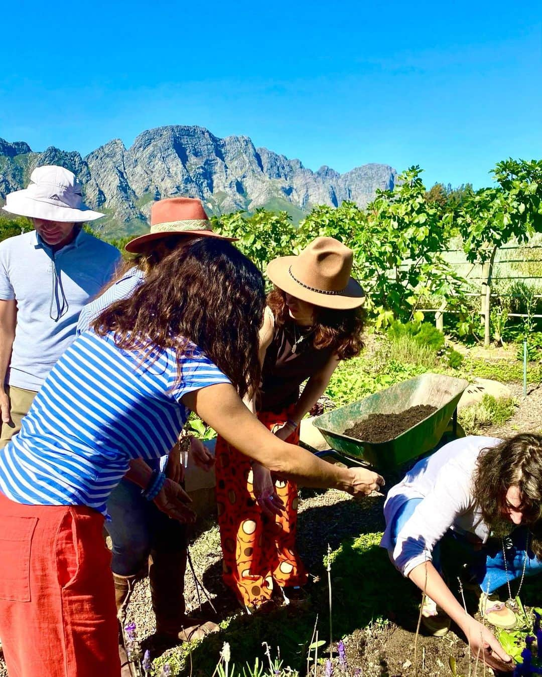 サルマ・ハエックさんのインスタグラム写真 - (サルマ・ハエックInstagram)「Honouring the Earth planting with my friend Rebecca Oppenheimer 🙏🏼 #EarthDay #Grateful 🌎  Sembrando con mi amiga Rebecca Oppenheimer en gratitud 🙏🏼 a la tierra 🌎」4月22日 21時22分 - salmahayek