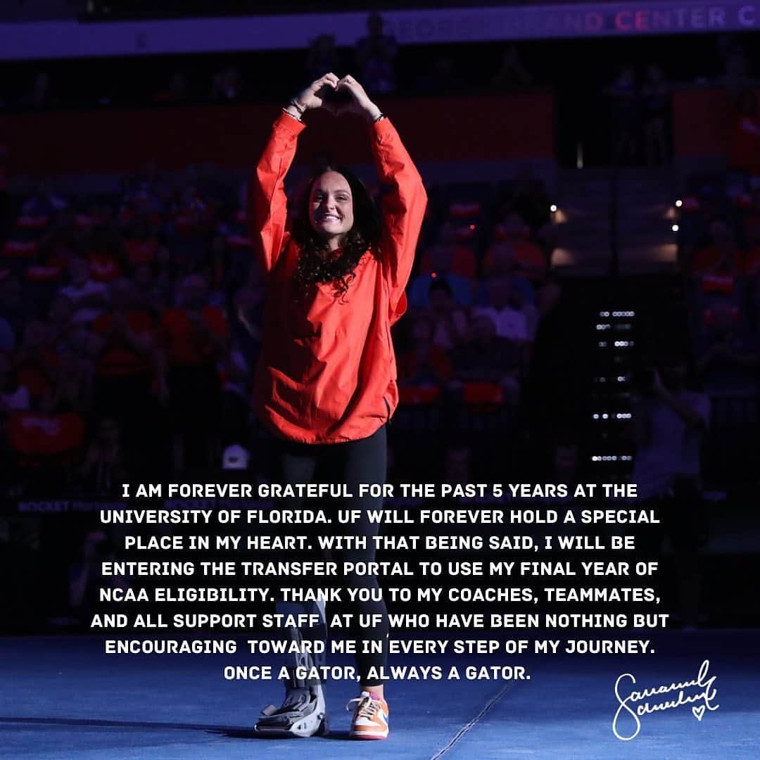 Inside Gymnasticsさんのインスタグラム写真 - (Inside GymnasticsInstagram)「Savannah Schoenherr enters the transfer portal to use her final year of NCAA eligibility!   Posted @withregram • @sav.fs 🫶.」4月22日 21時43分 - insidegym