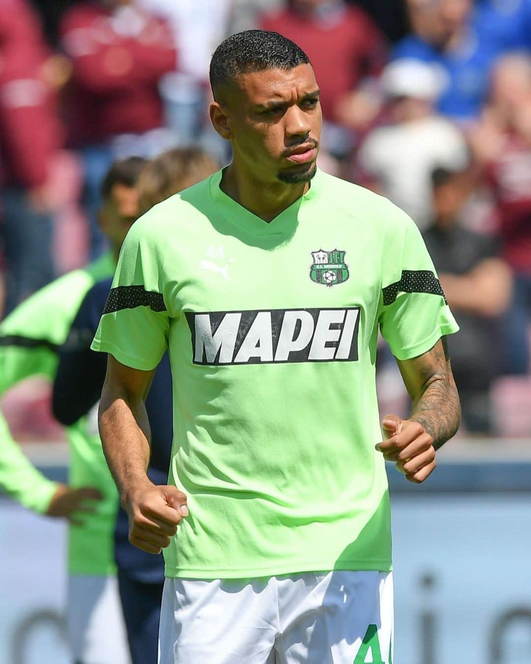USサッスオーロ・カルチョのインスタグラム：「🔥⚡️💥  #SalernitanaSassuolo #ForzaSasol 🖤💚」