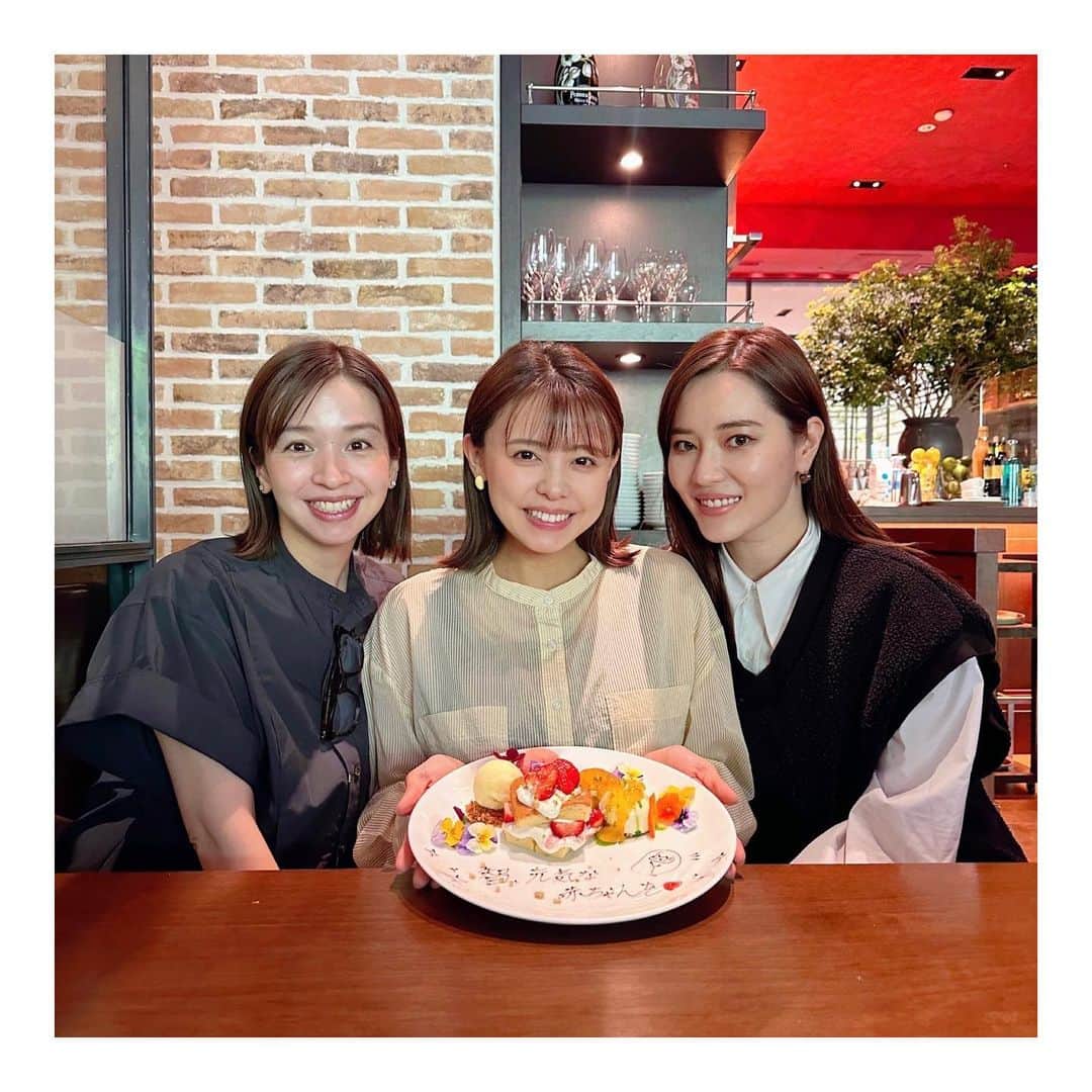 宮澤智のインスタグラム：「★ 大好きな2人に パワーをもらいました🤎  @hayashiminaho  @akane_kitsunai」