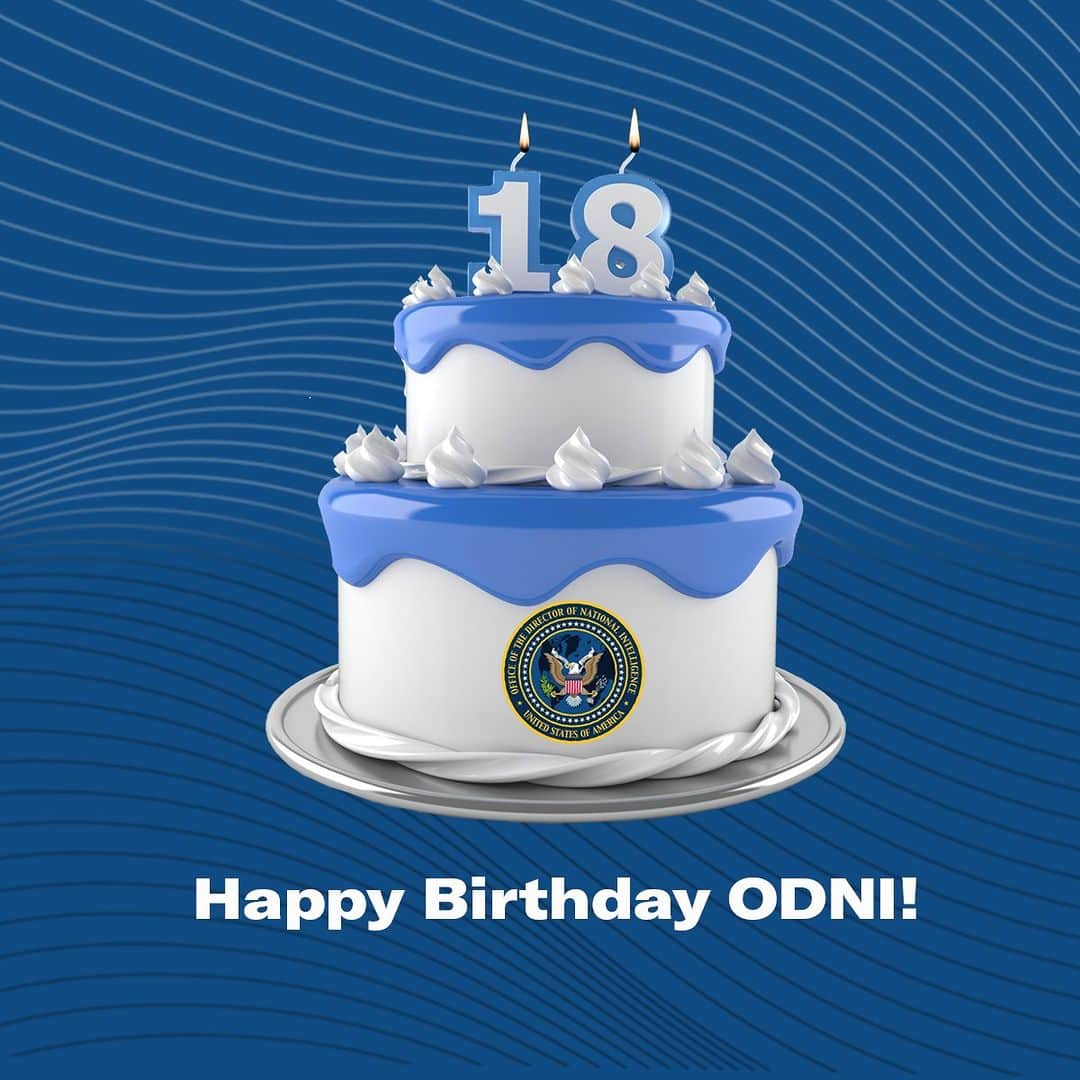 CIAのインスタグラム：「Happy Birthday ODNI!」