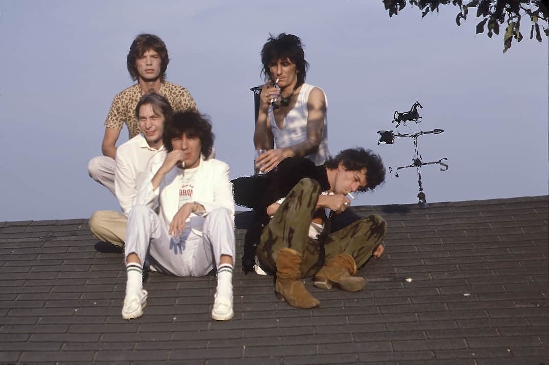 アーサー・エルゴートのインスタグラム：「The Rolling Stones, Long View Farm, Massachusetts, 1981」