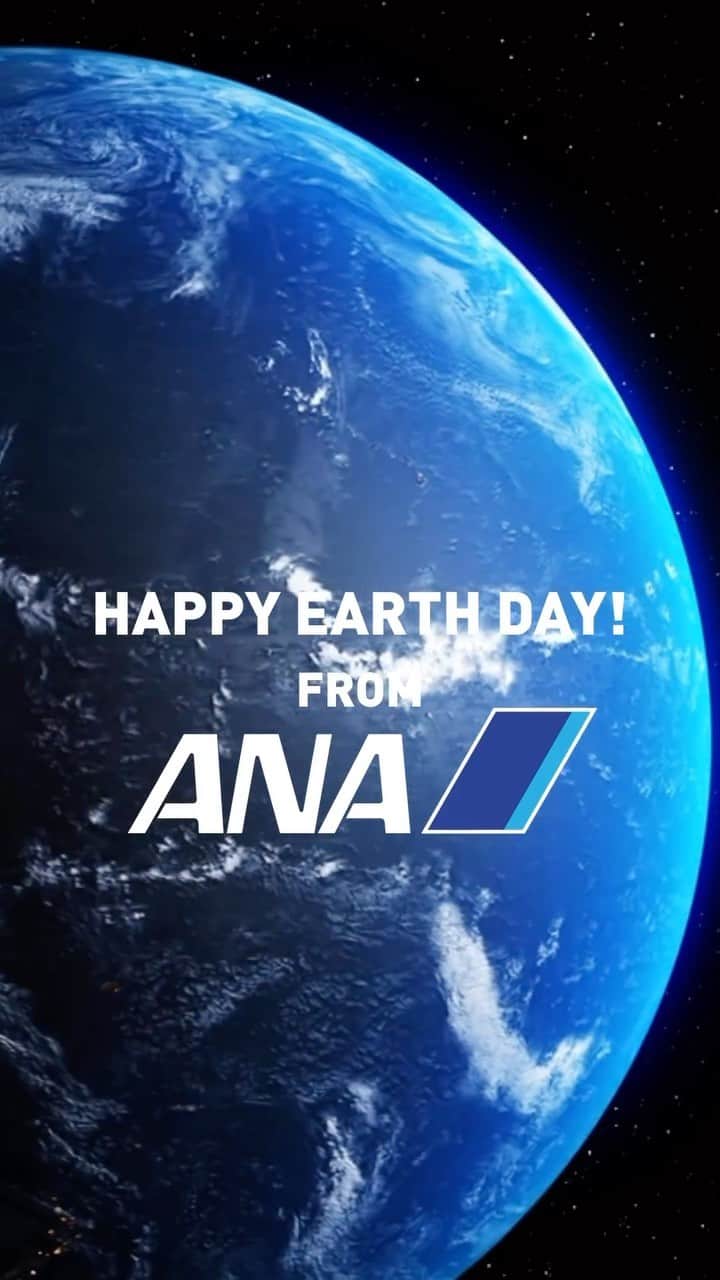 All Nippon Airwaysのインスタグラム：「#HappyEarthDay! With our Sustainable Aviation Initiatives, we aim to push the boundaries of air travel one efficient change at a time. Check out our stories to learn more about how we saved 1,876kl of fuel in March. #EarthDay #Sustainability」