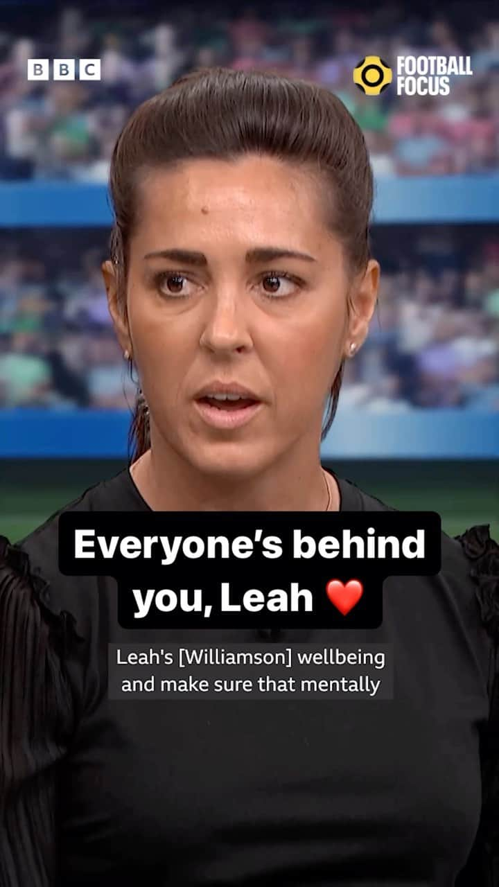 ファラ・ウィリアムズのインスタグラム：「“We need to look after Leah’s well-being” 🤝  #Lionesses #AWFC #EnglandWomen #WomensWorldCup #LeahWilliamson」