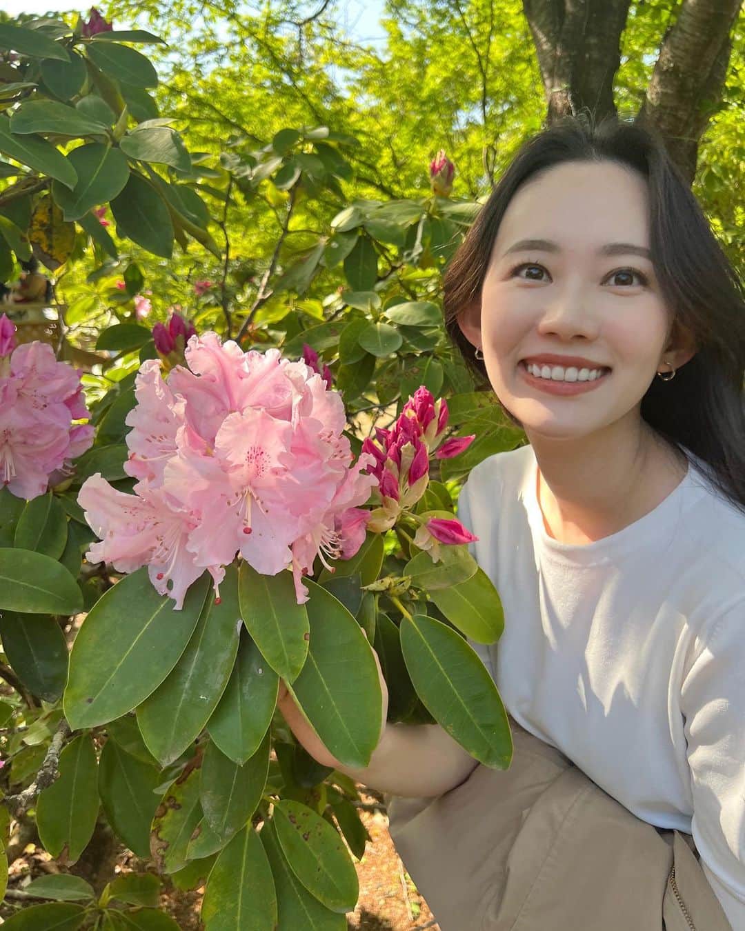 勝田梨乃さんのインスタグラム写真 - (勝田梨乃Instagram)「⁡ お花を見た後には、もちろんふじソフトも🍦🐷」4月22日 22時44分 - rino_katsuta