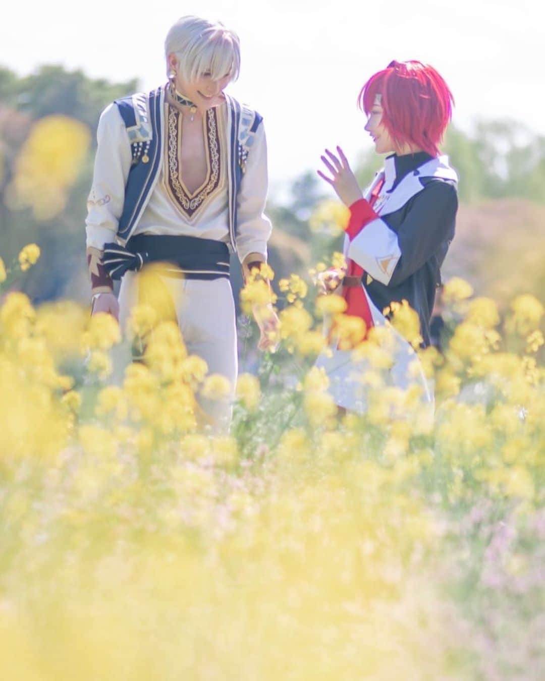 ズミさんのインスタグラム写真 - (ズミInstagram)「でぇとぉ🫶🏻  あーちゃん 108 photo isumi  #cosplay #cosplayer #nijisanjicosplay #にじさんじコスプレ #イブラヒムコスプレ #アンジュコスプレ #イブアン」4月22日 22時43分 - zumiii_zhr