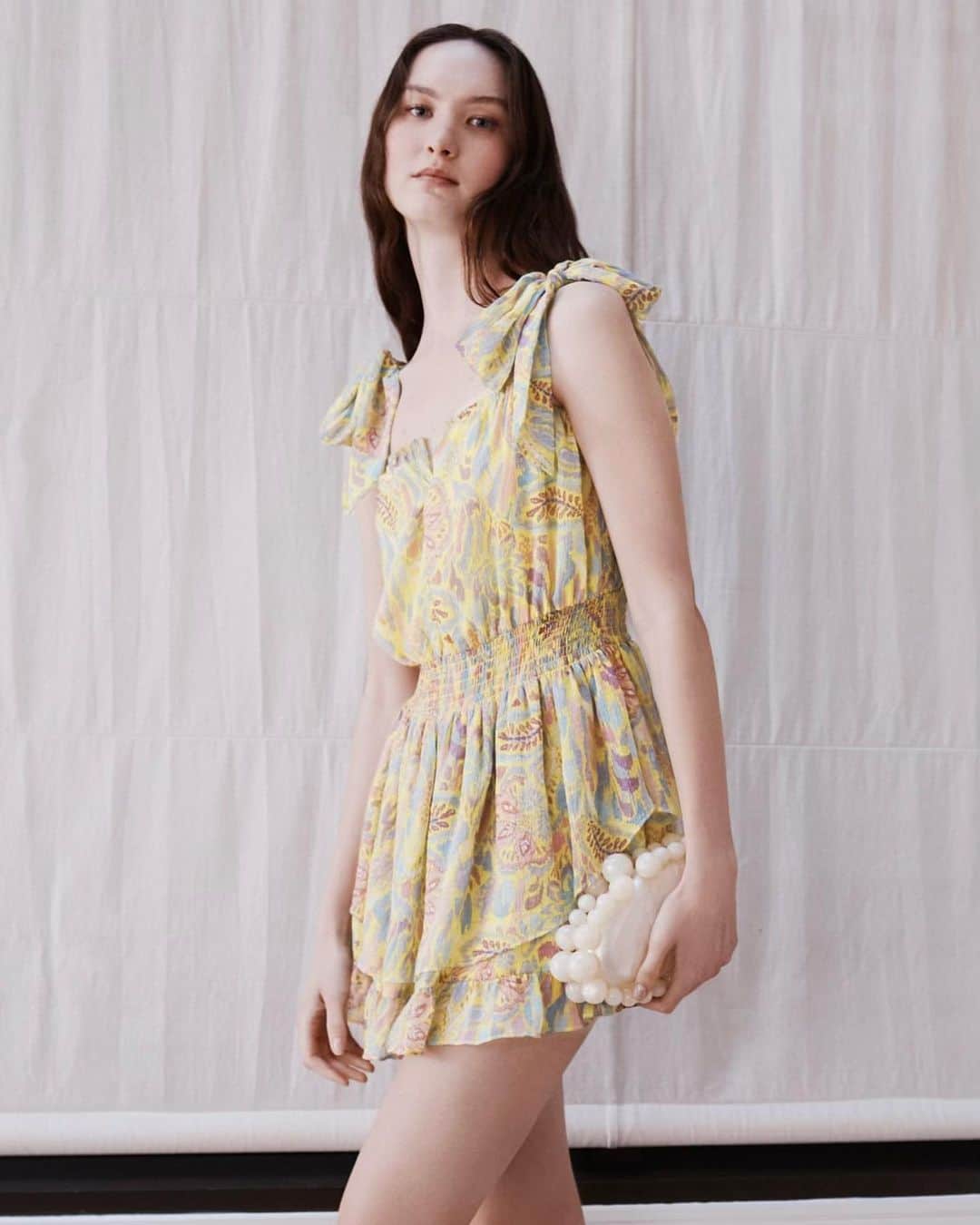Saks Fifth Avenueのインスタグラム：「Agree to those warm-weather plans—you’ll look too good in @ramybrook’s printed mini to stay indoors. Tap or head to the link in our bio to shop now. #Saks」