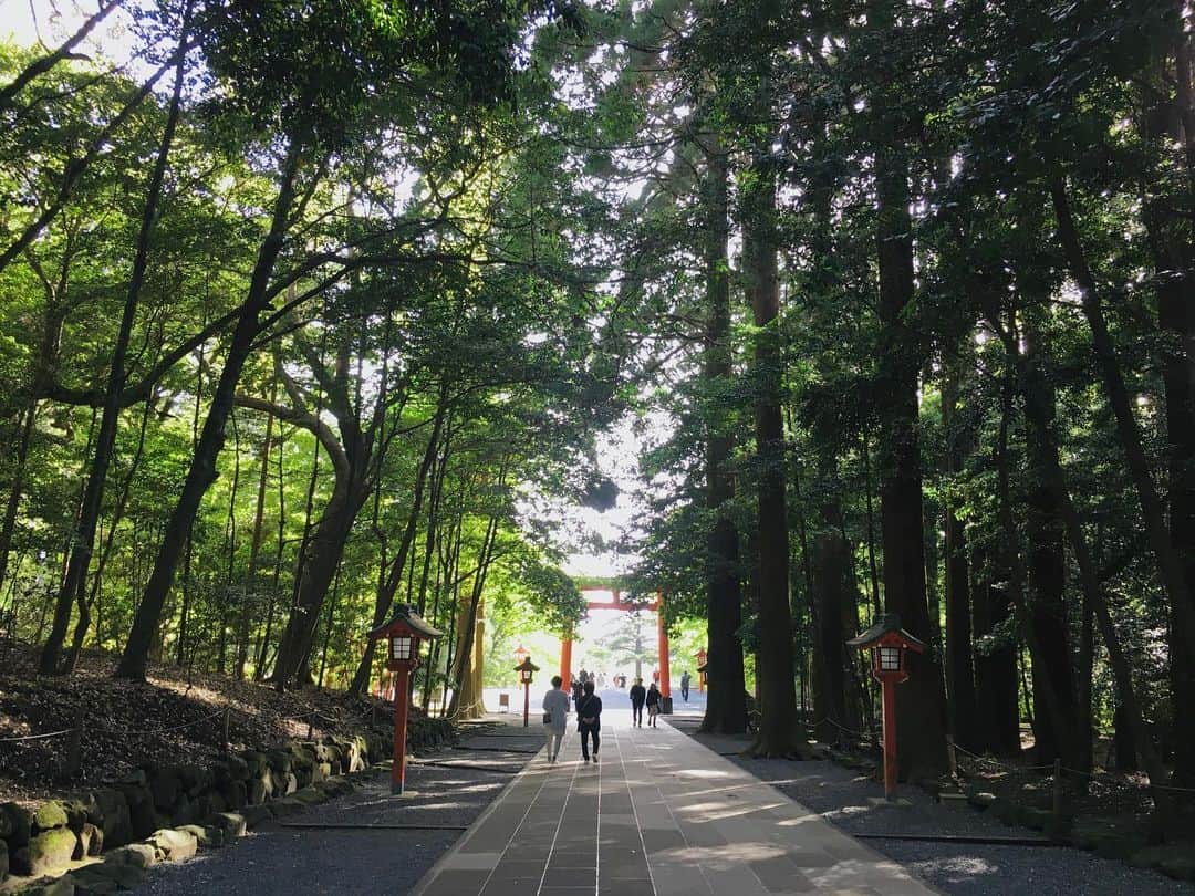 三角みづ紀のインスタグラム：「鹿児島は、毎年訪れていますが、ひさしぶりにたくさん観光しました。あそんで、食べて。またゆっくり訪れたい。 #鹿児島観光 #霧島神宮 #桜島 #詩人 #エッセイ #旅行」