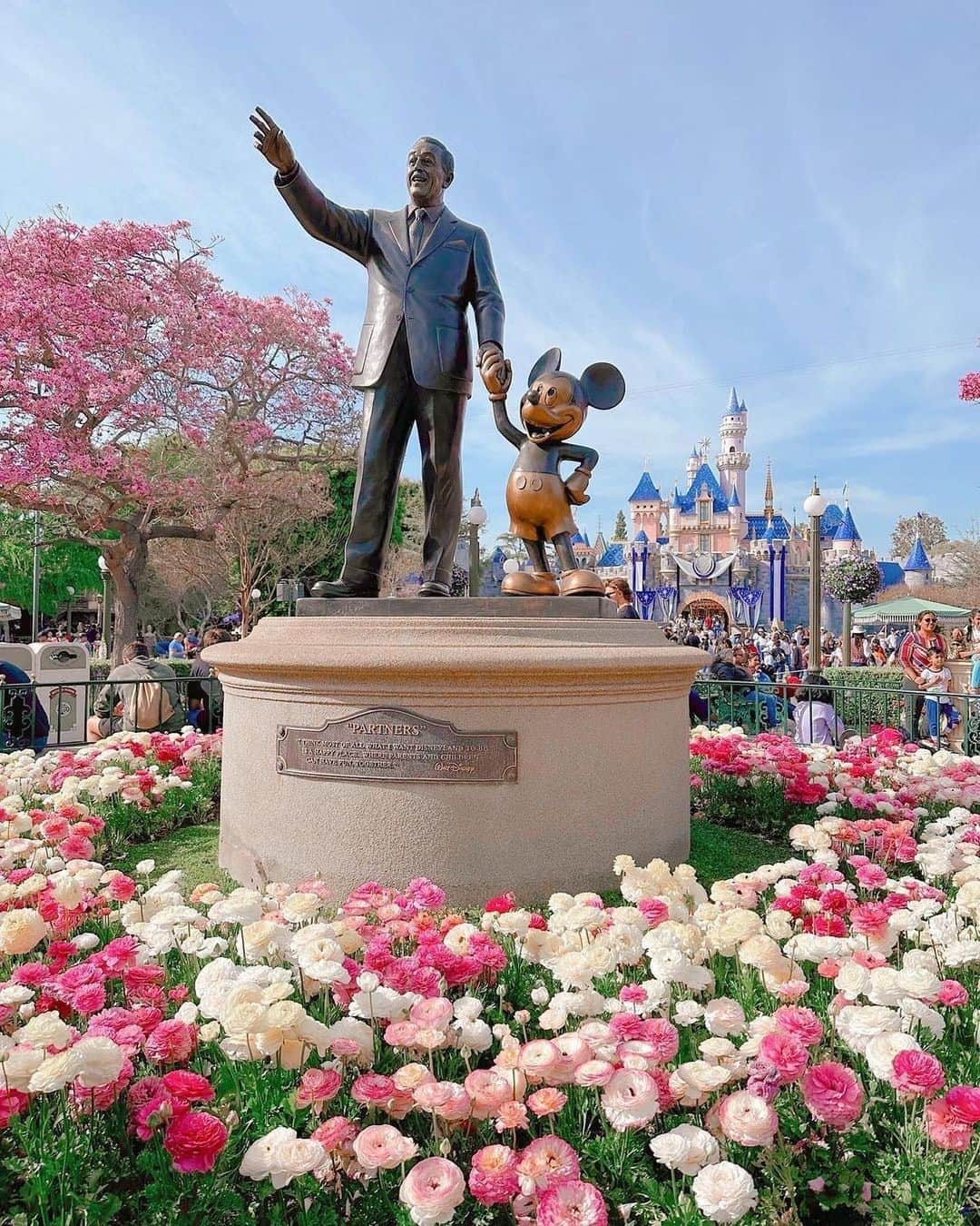 ディズニーランドさんのインスタグラム写真 - (ディズニーランドInstagram)「Happy Earth Day! Drop a 🌸 to celebrate and appreciate the beauty around the Disneyland Resort! (📸: @jaytasmic, @cainxcvii, @coaster_krazie)」4月23日 0時58分 - disneyland