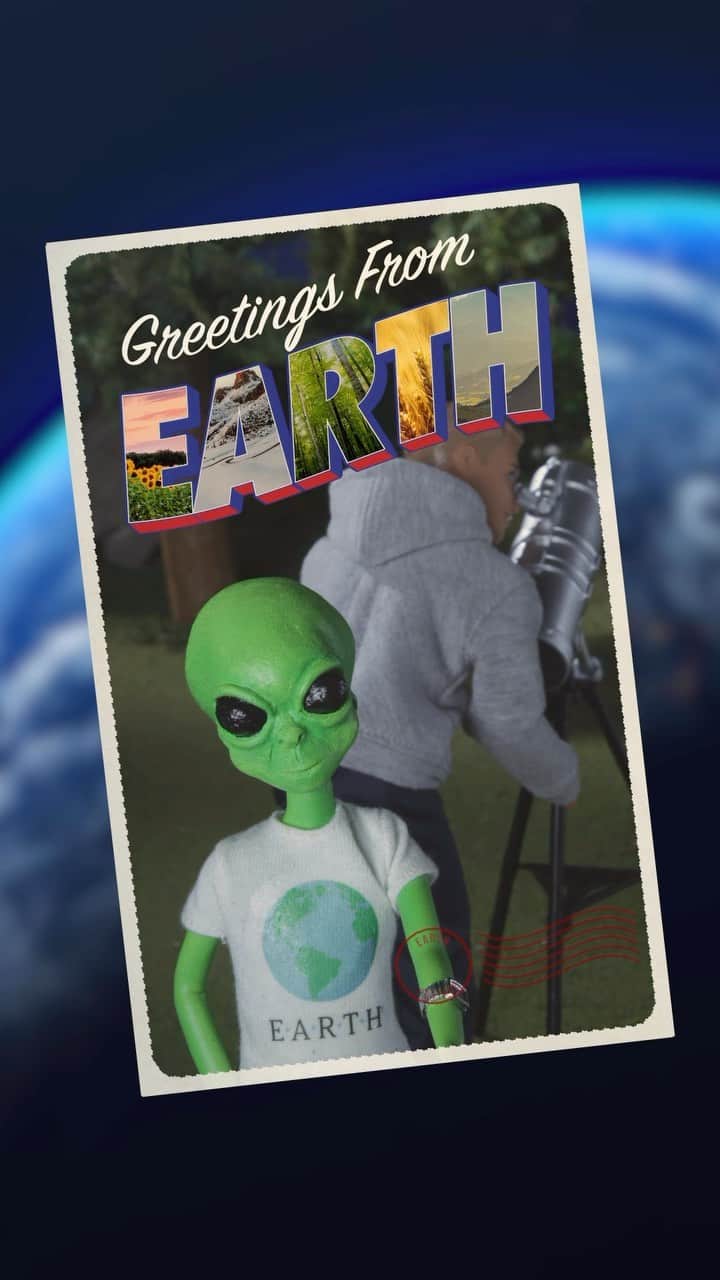 バービーのインスタグラム：「Going 🚀 Planet Earth 🌎 #Barbie #Kenergy #EarthDay」