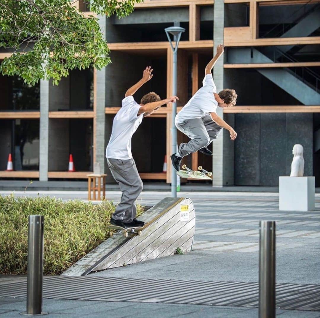 ラカイリミテッドフットウェアのインスタグラム：「CAPPS Nosegrind Nollie Flip in 🇯🇵  @james_capps  📸 @nobuo_iseki  #Lakai #TheShoesWeSkate」