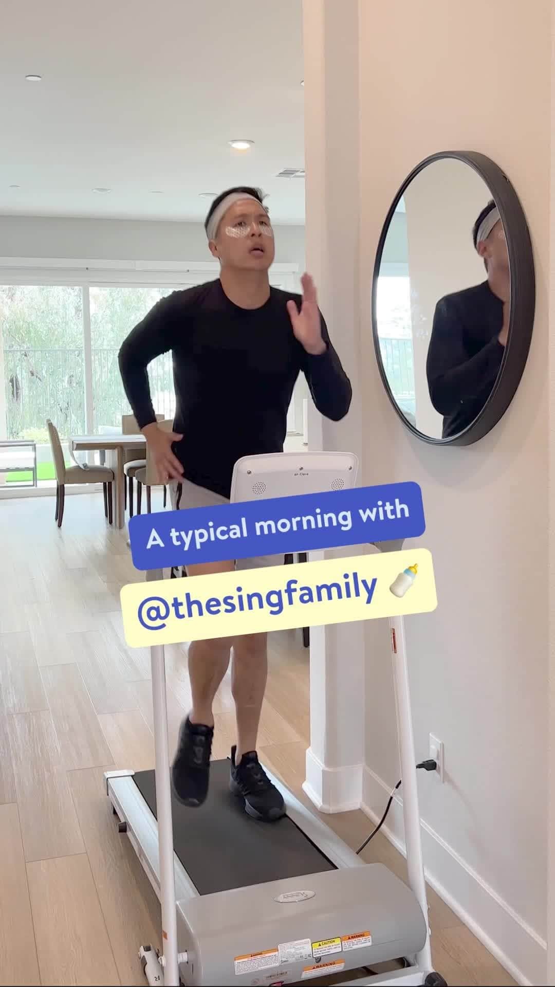 Wal-Mart Stores, Incのインスタグラム：「The rise & grind is real with @thesingfamily. ☀️😅 #StayatHomeDad」