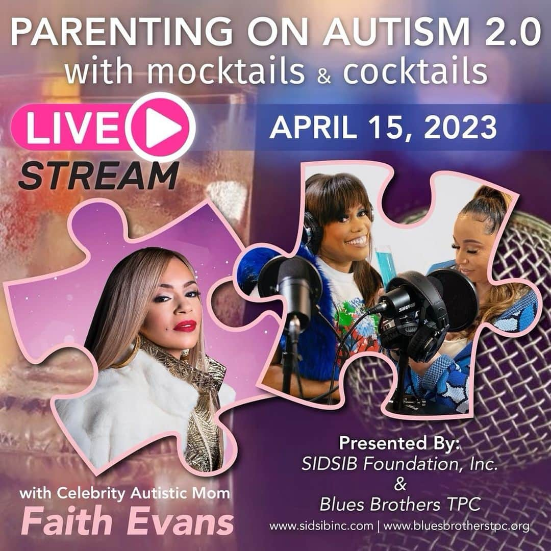 フェイス・エヴァンスのインスタグラム：「So grateful to @blues_brotherstpc & @sidsib & @infatuatingaffairs for inviting me to be a part of @parentingonautism2.0 & shout out to all the cool moms, dads, family, friends, caregivers & #autismawareness advocates that I met who are navigating life on the spectrum!  #inclusionmatters」