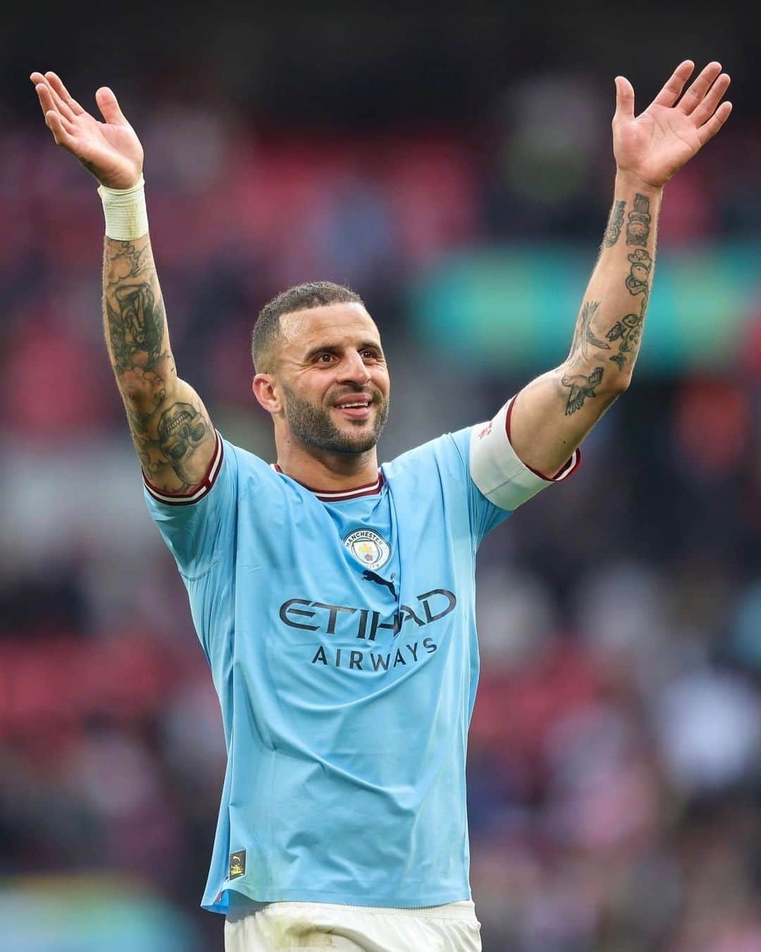 のインスタグラム：「S̷E̷M̷I̷ FINAL 🔥 buzzing to get to the final. Back at Wembley soon. Brilliant effort by @sheffieldunited today and hopefully see you in the premier league next season. 💙」