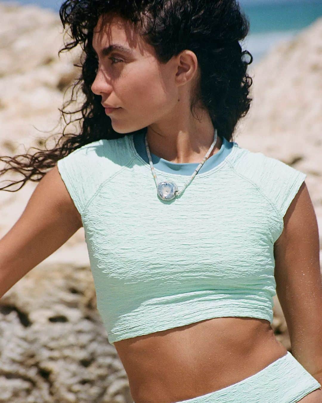 freepeopleのインスタグラム：「Mix & match season is here. Link in bio to shop our eco-conscious swimwear.」