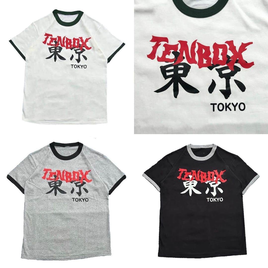 赤澤えるのインスタグラム：「【TOKYO "MIYAGE" Ringer Tee】 TENBOX TOKYOのお土産Tシャツ。東京を象徴する東京タワーのお土産からインスピレーションを受けて制作しました🗼  ※海外、Kenzai.Depotでは販売しません🌏 日本全国のディーラー限定です🇯🇵  4/29(sat) 0:00am JST(日本時) 4/28(fri) 8:00am PST(太平洋標準時)  #10匣 #TENBOX #10box @tenboxtokyo #kenzaidepot」